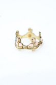 画像2: ヴィヴィアンウエストウッド 中古 / NANO HEART CROWN RING(ナノハートクラウンリング) S(12号) ピンクxゴールド  O-25-10-19-073-rg-YM-OS (2)