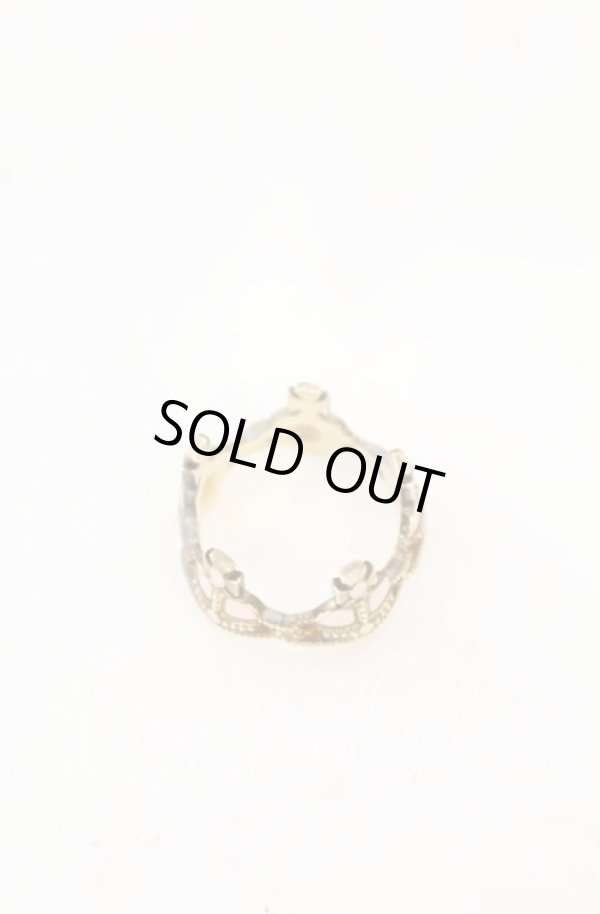 画像3: ヴィヴィアンウエストウッド 中古 / NANO HEART CROWN RING(ナノハートクラウンリング) S(12号) ピンクxゴールド  O-25-10-19-073-rg-YM-OS (3)