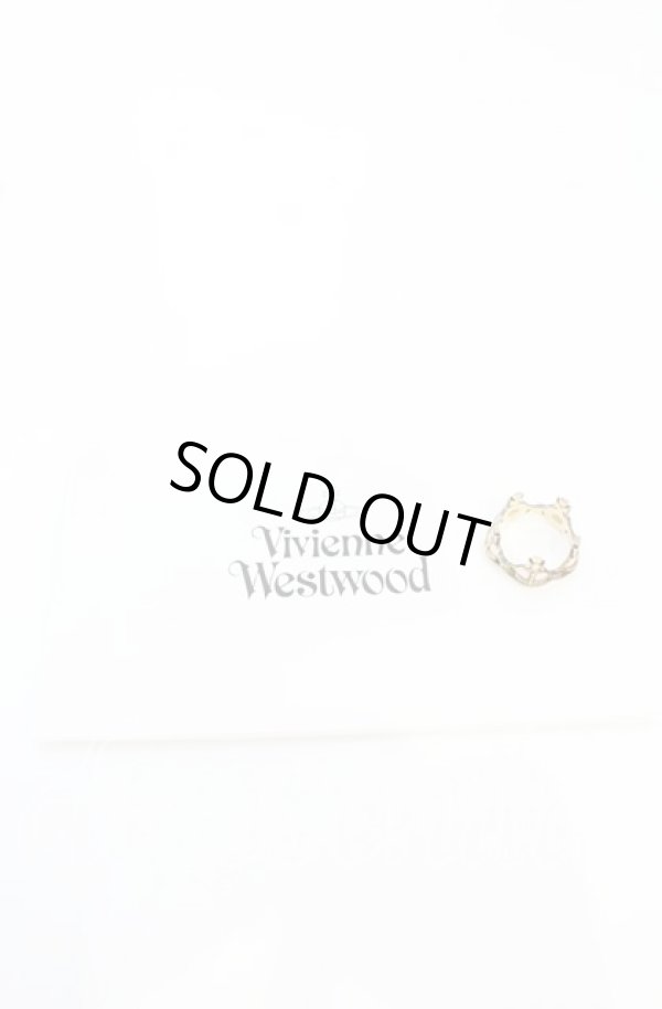 画像5: ヴィヴィアンウエストウッド 中古 / NANO HEART CROWN RING(ナノハートクラウンリング) S(12号) ピンクxゴールド  O-25-10-19-073-rg-YM-OS (5)