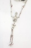 画像3: ヴィヴィアンウエストウッド 中古 /ELETON LONG NECKLACE(スケルトンロングネックレス)  シルバー  O-25-10-19-074-nl-YM-OS (3)