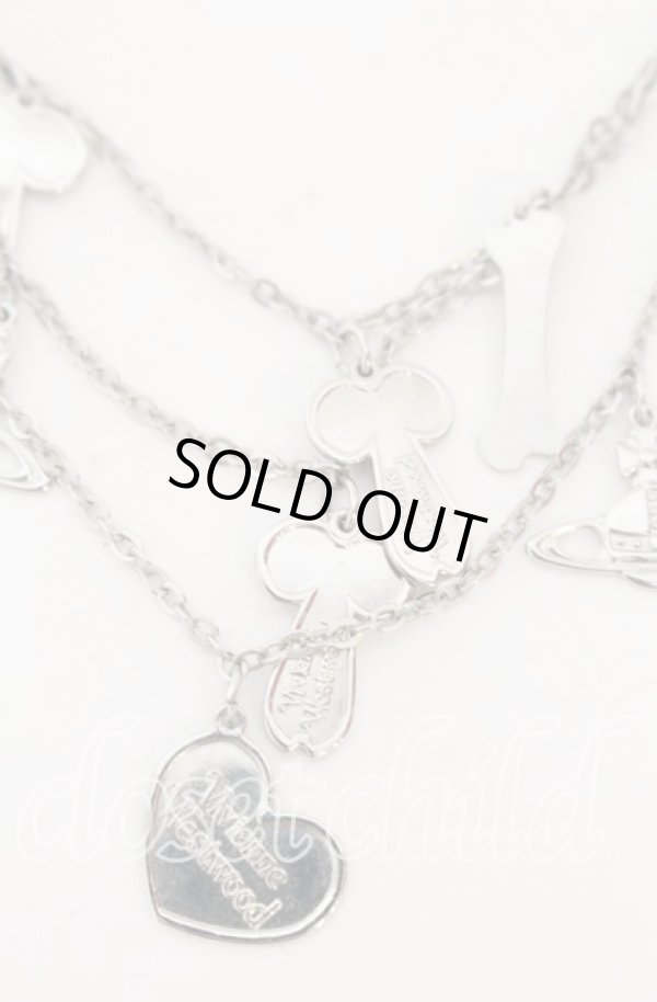 画像3: ヴィヴィアンウエストウッド 中古 / Beatrice Neckrace（ベアトリスネックレス）  シルバー  O-25-10-19-075-nl-YM-OS (3)