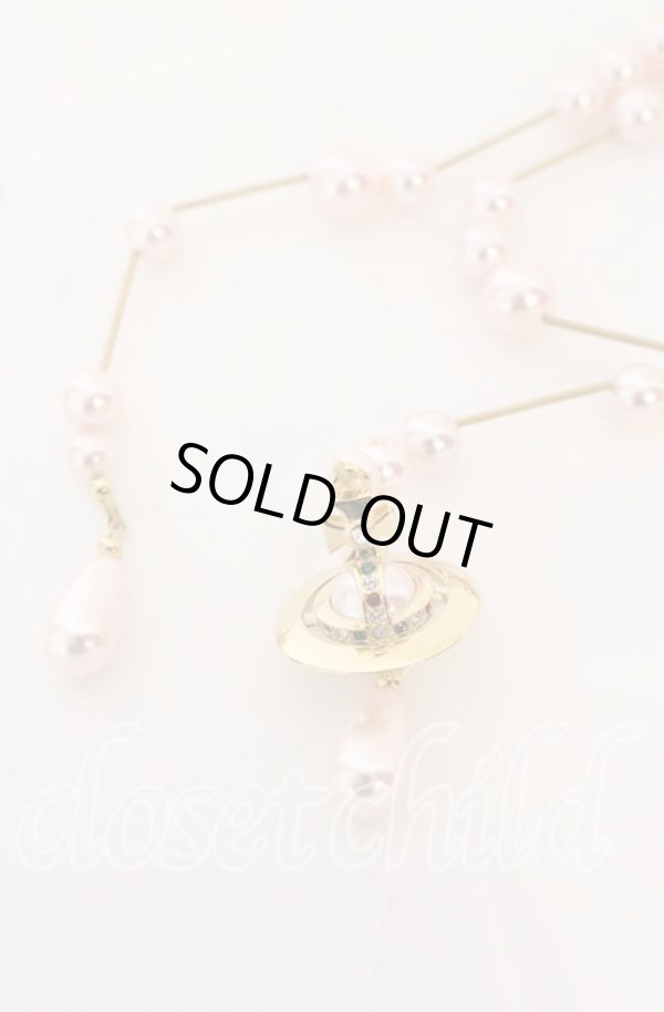 画像3: ヴィヴィアンウエストウッド 中古 / ブロークンパールチョーカー(2LOW)  ゴールドxピンク  O-25-10-19-077-nl-YM-OS (3)