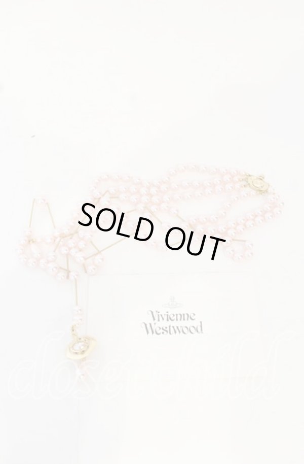 画像7: ヴィヴィアンウエストウッド 中古 / ブロークンパールチョーカー(2LOW)  ゴールドxピンク  O-25-10-19-077-nl-YM-OS (7)