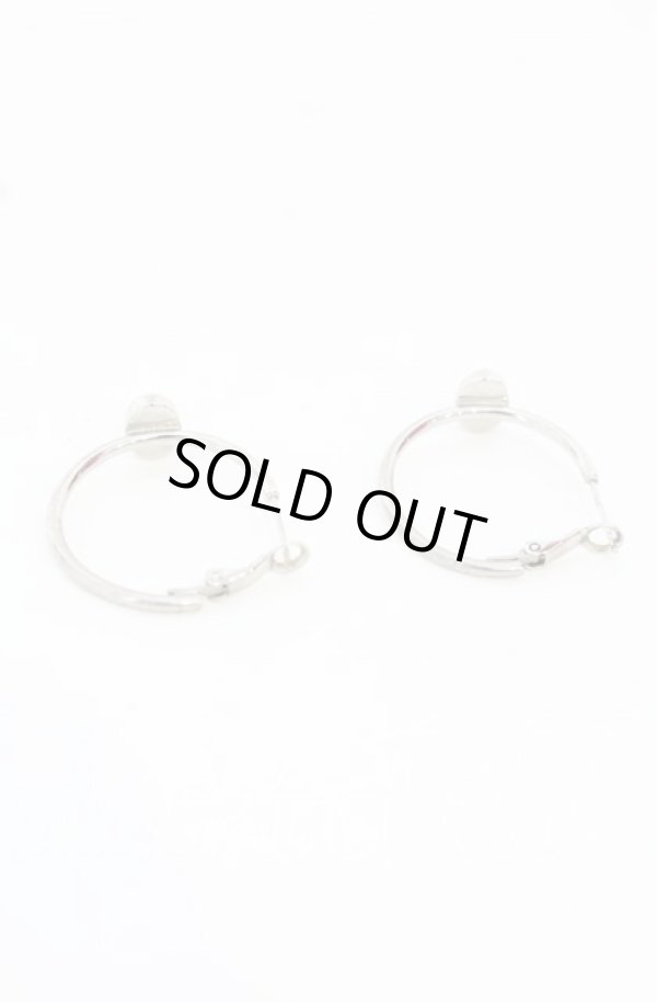 画像2: ヴィヴィアンウエストウッド 中古 / Enamel Orb Hoop Pierce(エナメルオーブフープピアス)  シルバーxミント  O-25-10-19-079-ac-YM-OS (2)