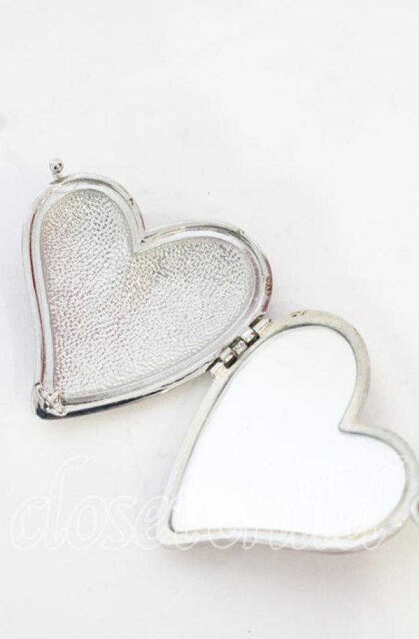 画像6: ヴィヴィアンウエストウッド 中古 / heart rocket keyring PENDANT(ハートロケットキーリングペンダント)  レッド×シルバー  O-25-10-19-082-nl-IG-OS (6)