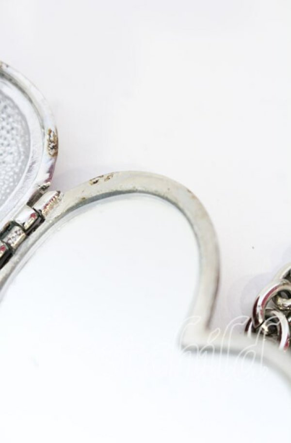 画像7: ヴィヴィアンウエストウッド 中古 / heart rocket keyring PENDANT(ハートロケットキーリングペンダント)  レッド×シルバー  O-25-10-19-082-nl-IG-OS (7)