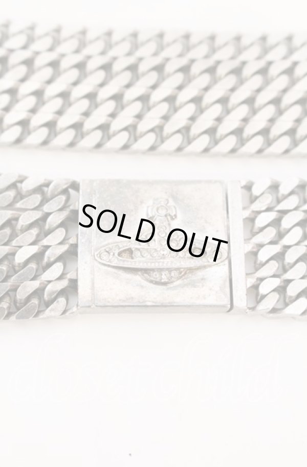 画像3: ヴィヴィアンウエストウッド 中古 / バックルチェーンチョーカー  シルバー  O-25-10-19-083-nl-IG-OS (3)