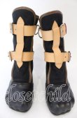 画像2: ヴィヴィアンウエストウッド 中古 / 猫足ボンテージブーツ 5(約24cm) ブラックxブラウンxイエロー  O-25-10-19-086-sh-YM-ZH (2)