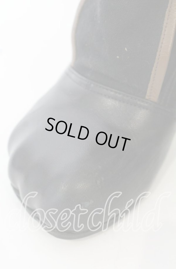 画像4: ヴィヴィアンウエストウッド 中古 / 猫足ボンテージブーツ 5（約24cm） ブラックｘブラウンｘイエロー  O-25-10-19-086-sh-YM-ZH (4)