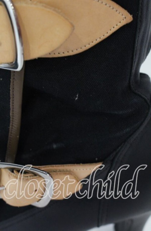 画像6: ヴィヴィアンウエストウッド 中古 / 猫足ボンテージブーツ 5(約24cm) ブラックxブラウンxイエロー  O-25-10-19-086-sh-YM-ZH (6)