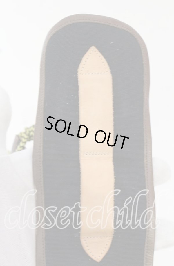 画像10: ヴィヴィアンウエストウッド 中古 / 猫足ボンテージブーツ 5（約24cm） ブラックｘブラウンｘイエロー  O-25-10-19-086-sh-YM-ZH (10)