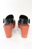 画像5: ヴィヴィアンウエストウッド×Melissa 中古 / MULE AD サンダル 24cm ブラックxレンガ  O-25-10-19-087-sh-YM-ZH (5)