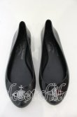 画像2: ヴィヴィアンウエストウッド×Melissa 中古 / バレリーナシューズ 24.5cm ブラック  O-25-10-19-088-sh-YM-OS (2)