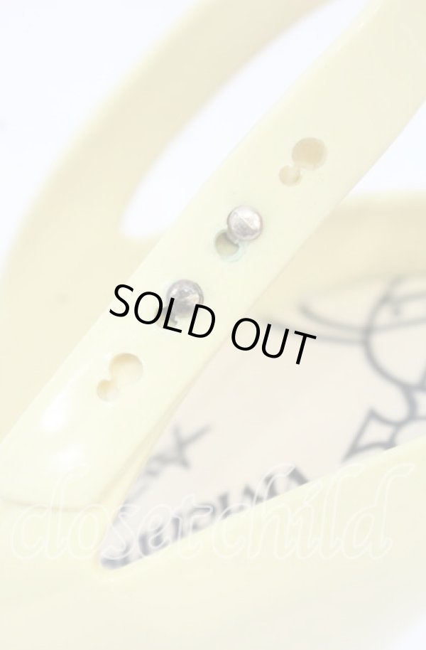 画像5: ヴィヴィアンウエストウッド×Melissa 中古 / Melissa Lady Dragon（メリッサレディドラゴン）　ヒールシューズ EU38（24-24.5cm) ブラックｘイエロー  O-25-10-19-089-sh-YM-OS (5)