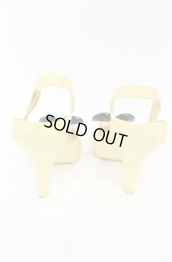 画像6: ヴィヴィアンウエストウッド×Melissa 中古 / Melissa Lady Dragon（メリッサレディドラゴン）　ヒールシューズ EU38（24-24.5cm) ブラックｘイエロー  O-25-10-19-089-sh-YM-OS (6)