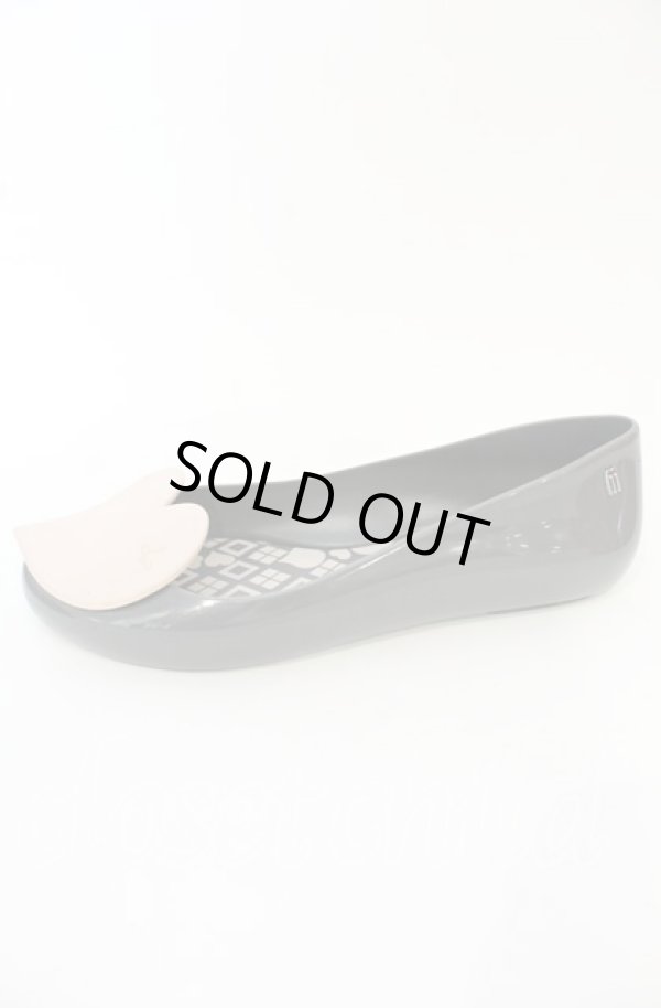 画像4: ヴィヴィアンウエストウッド×Melissa 中古 / クイーンバレリーナシューズ 24cm ブラックｘピンク  O-25-10-19-090-sh-YM-ZH (4)