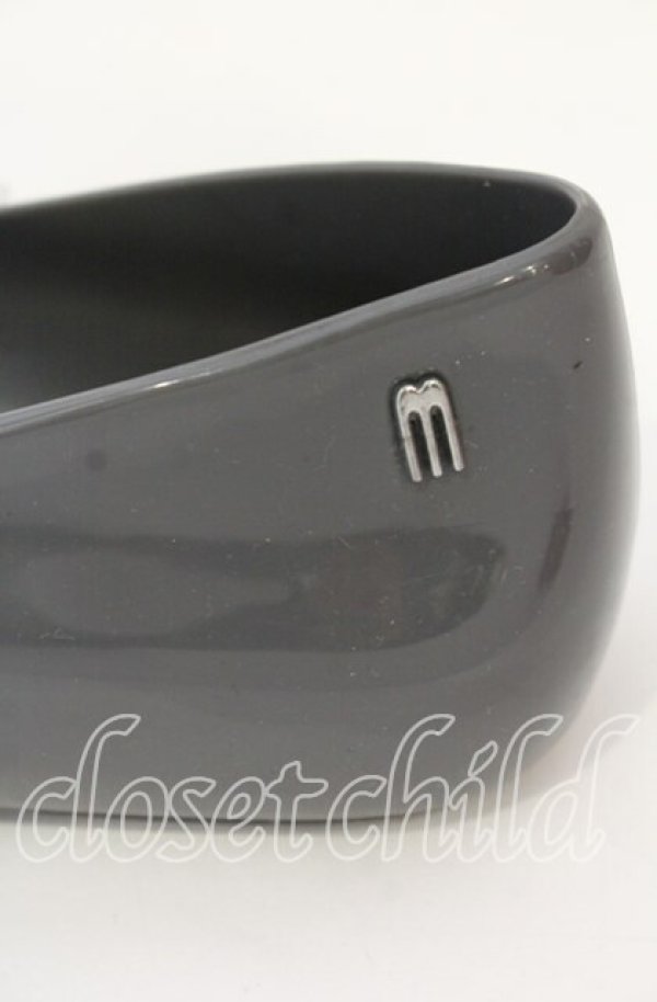 画像5: ヴィヴィアンウエストウッド×Melissa 中古 / クイーンバレリーナシューズ 24cm ブラックxピンク  O-25-10-19-090-sh-YM-ZH (5)