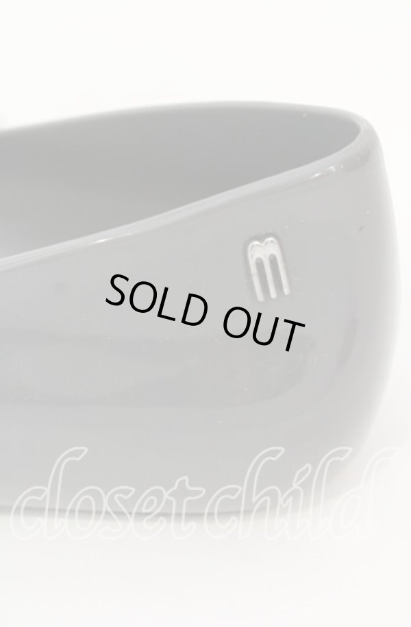 画像5: ヴィヴィアンウエストウッド×Melissa 中古 / クイーンバレリーナシューズ 24cm ブラックｘピンク  O-25-10-19-090-sh-YM-ZH (5)