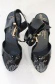 画像3: ヴィヴィアンウエストウッド×Melissa 中古 / スレイブサンダルシューズ 24cm ブラック  O-25-10-19-091-sh-YM-OS (3)