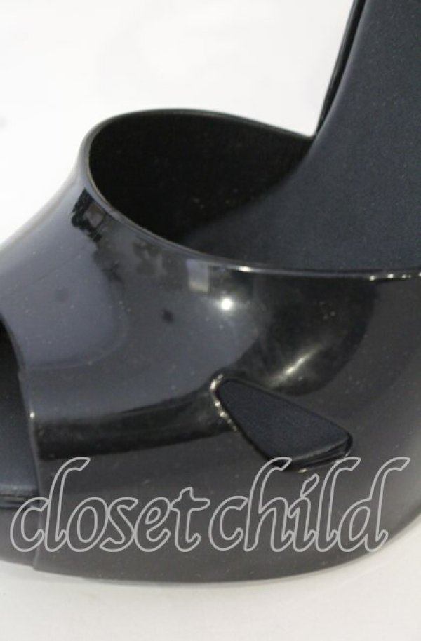画像5: ヴィヴィアンウエストウッド×Melissa 中古 / スレイブサンダルシューズ 24cm ブラック  O-25-10-19-091-sh-YM-OS (5)