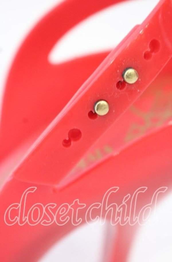 画像5: ヴィヴィアンウエストウッド×Melissa 中古 / Melissa Lady Dragon(メリッサレディドラゴン)ヒールシューズ EU38(24-24.5cm) レッド  O-25-10-19-092-sh-YM-OS (5)
