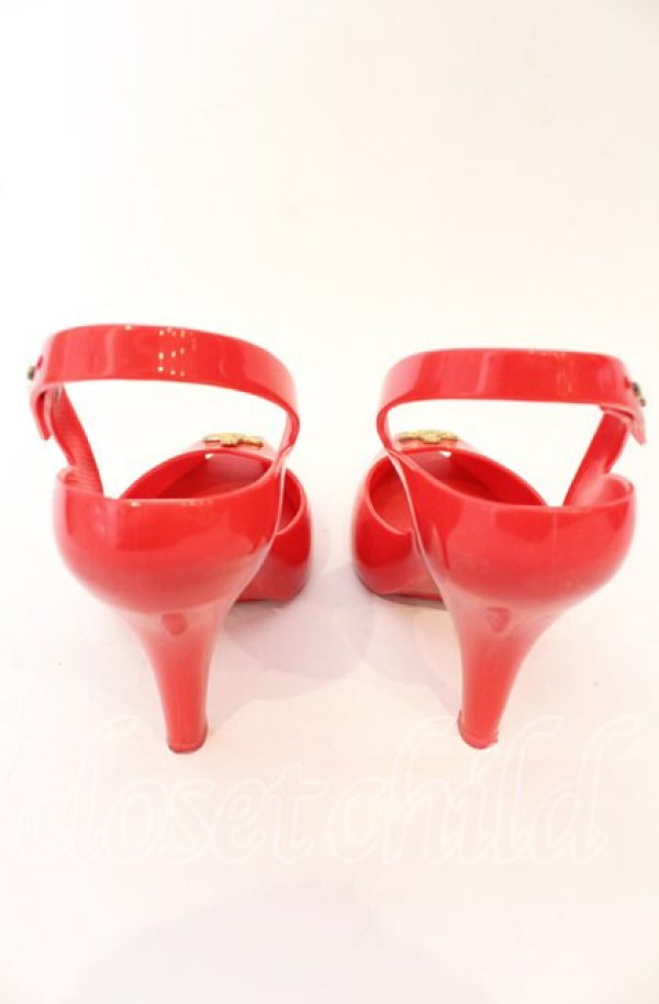 画像6: ヴィヴィアンウエストウッド×Melissa 中古 / Melissa Lady Dragon(メリッサレディドラゴン)ヒールシューズ EU38(24-24.5cm) レッド  O-25-10-19-092-sh-YM-OS (6)