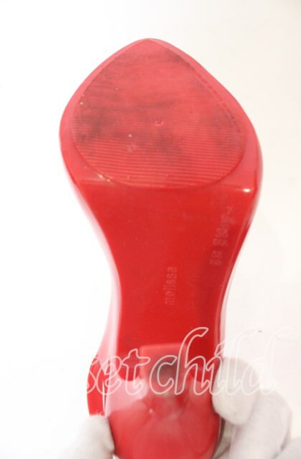 画像7: ヴィヴィアンウエストウッド×Melissa 中古 / Melissa Lady Dragon(メリッサレディドラゴン)ヒールシューズ EU38(24-24.5cm) レッド  O-25-10-19-092-sh-YM-OS (7)