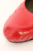 画像4: ヴィヴィアンウエストウッド 中古 / レースベルトエナメルヒールシューズ 38(24cm) レッド  O-25-10-19-093-sh-YM-OS (4)