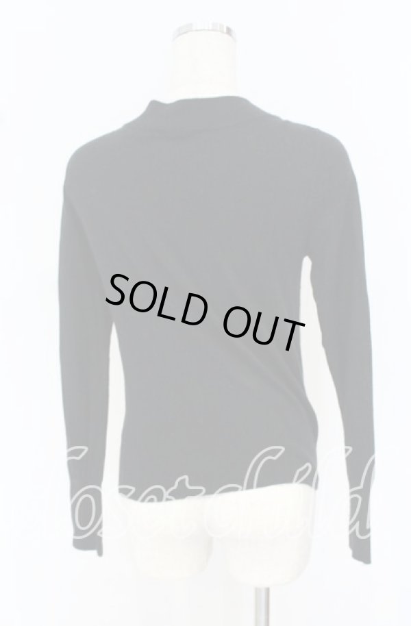 画像6: ヴィヴィアンウエストウッド 中古 / リボンニットカーディガン 2 ブラック  O-25-10-19-010-to-YM-OS (6)