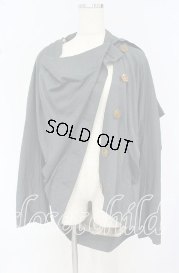 画像7: ヴィヴィアンウエストウッド 中古 / フーデッドドレープアシンメトリージャケット M グレー  O-25-10-19-095-jc-YM-OS (7)