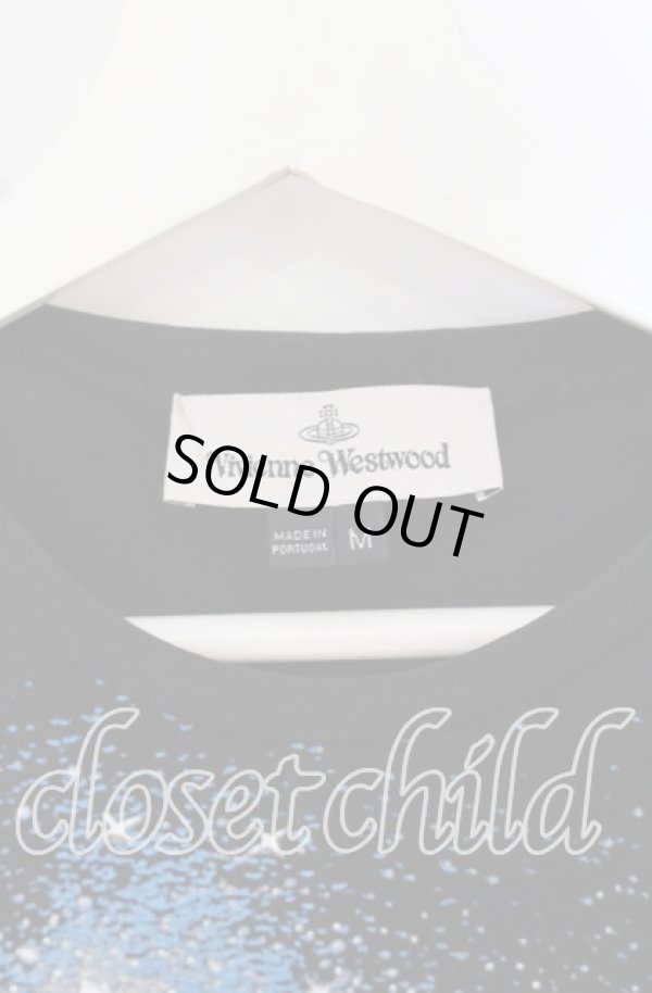 画像2: ヴィヴィアンウエストウッド 中古 / ミルキーウェイTシャツ M ブラック  O-25-10-19-102-ts-YM-OS (2)