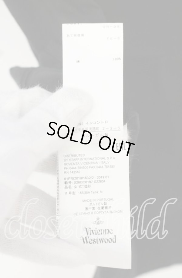 画像4: ヴィヴィアンウエストウッド 中古 / ミルキーウェイTシャツ M ブラック  O-25-10-19-102-ts-YM-OS (4)