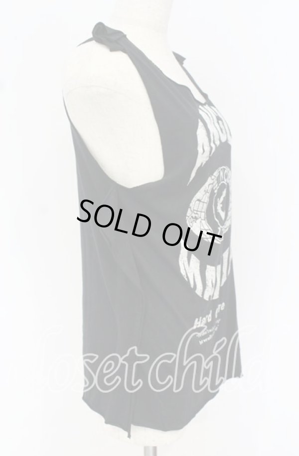 画像3: ANGLOMANIA 中古 / 変形ノースリーブカットソー 38 ブラック  O-25-10-19-106-ts-YM-OS (3)