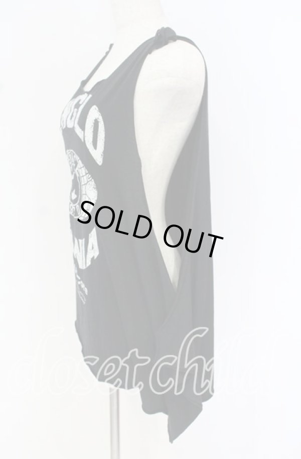 画像4: ANGLOMANIA 中古 / 変形ノースリーブカットソー 38 ブラック  O-25-10-19-106-ts-YM-OS (4)