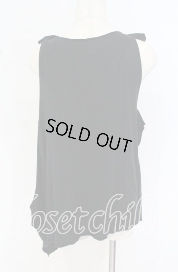 画像5: ANGLOMANIA 中古 / 変形ノースリーブカットソー 38 ブラック  O-25-10-19-106-ts-YM-OS (5)