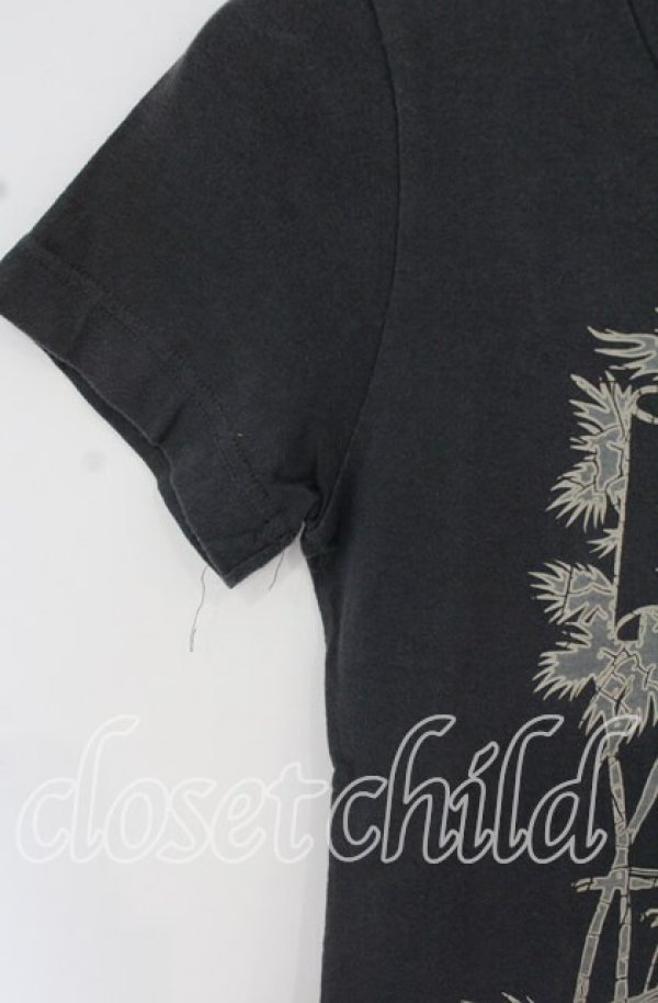 画像2: ヴィヴィアンウエストウッド 中古 / バカンスプリントTシャツ 2 チャコール  O-25-10-19-107-ts-YM-OS (2)