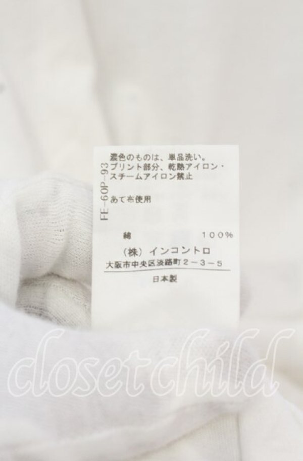 画像6: ANGLOMANIA 中古 / フラワープリント変形カットソー 38 ホワイト  O-25-10-19-108-ts-YM-OS (6)