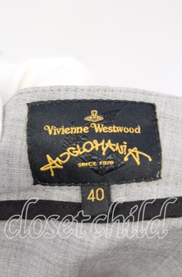 画像3: ANGLOMANIA 中古 / ラップタックスカート 40 グレー  O-25-10-19-110-sk-YM-OS (3)