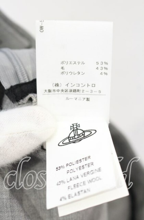 画像4: ANGLOMANIA 中古 / ラップタックスカート 40 グレー  O-25-10-19-110-sk-YM-OS (4)