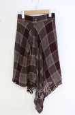 画像2: ヴィヴィアンウエストウッド 中古 / バックロングタータンスカート 40 マルチ  O-25-10-19-111-sk-YM-OS (2)