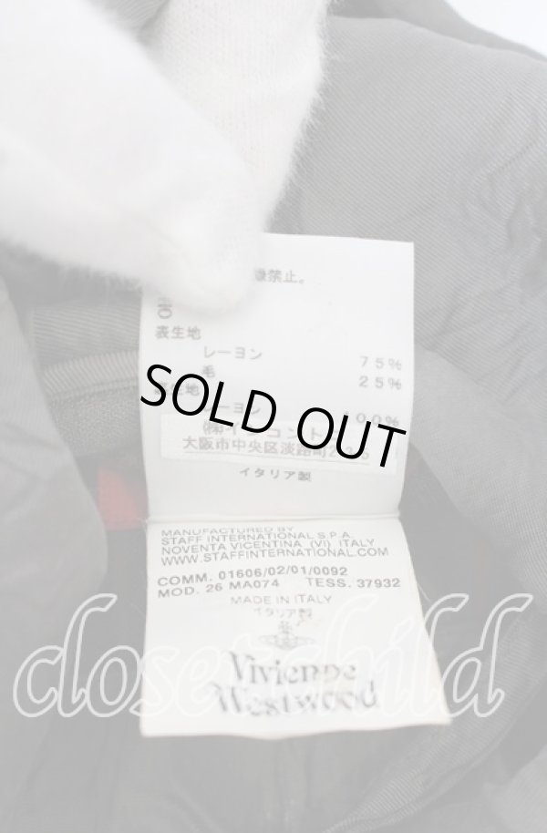 画像4: ヴィヴィアンウエストウッド 中古 / バックロングタータンスカート 40 マルチ  O-25-10-19-111-sk-YM-OS (4)