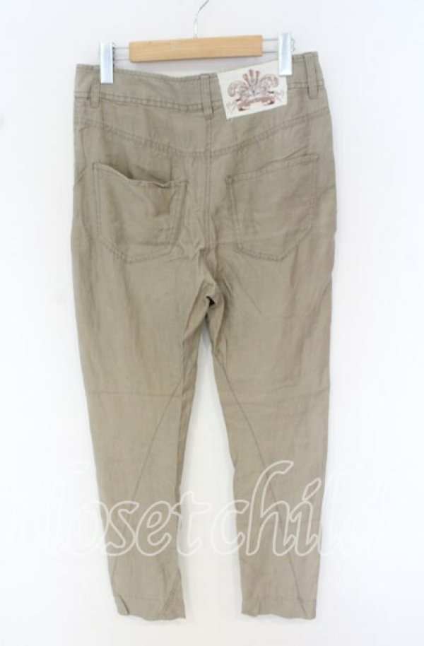 画像3: ヴィヴィアンウエストウッド 中古 / シームパンツ 2 ライトブラウン  O-25-10-19-112-pa-YM-OS (3)