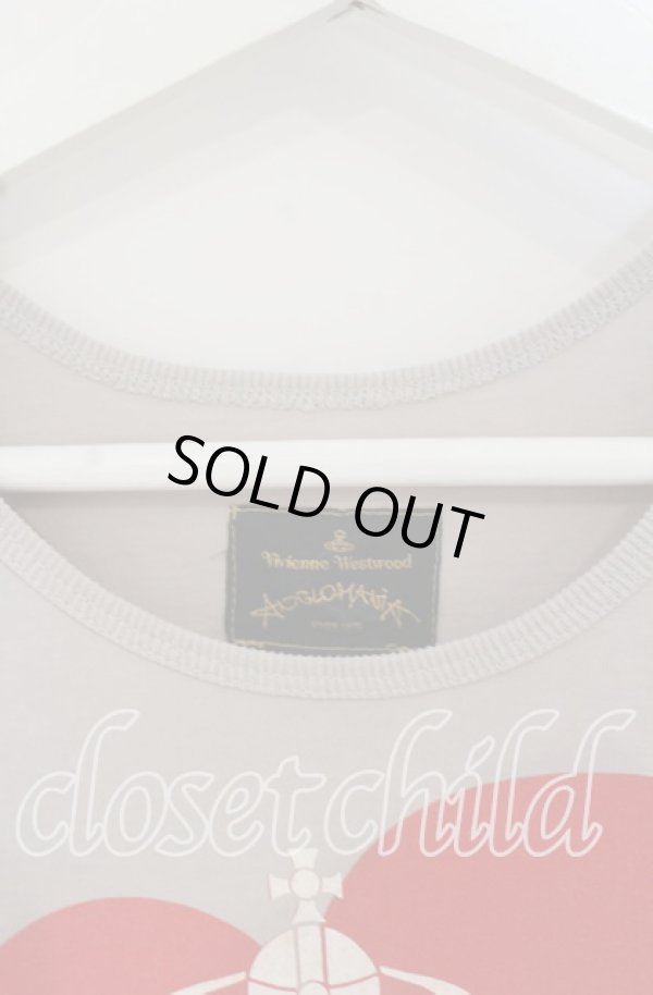 画像2: ANGLOMANIA 中古 / アングロフィリアTシャツ S グレージュ  O-25-10-19-113-ts-YM-OS (2)