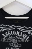 画像2: ANGLOMANIA 中古 / ロゴプリントTシャツ XS ブラック  O-25-10-19-114-ts-YM-OS (2)