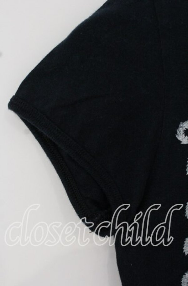 画像3: ANGLOMANIA 中古 / ロゴプリントTシャツ XS ブラック  O-25-10-19-114-ts-YM-OS (3)