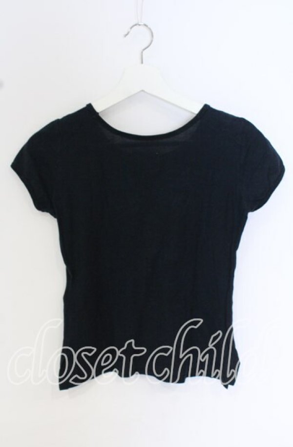 画像4: ANGLOMANIA 中古 / ロゴプリントTシャツ XS ブラック  O-25-10-19-114-ts-YM-OS (4)