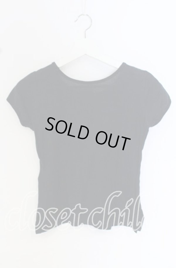 画像4: ANGLOMANIA 中古 / ロゴプリントTシャツ XS ブラック  O-25-10-19-114-ts-YM-ZH (4)