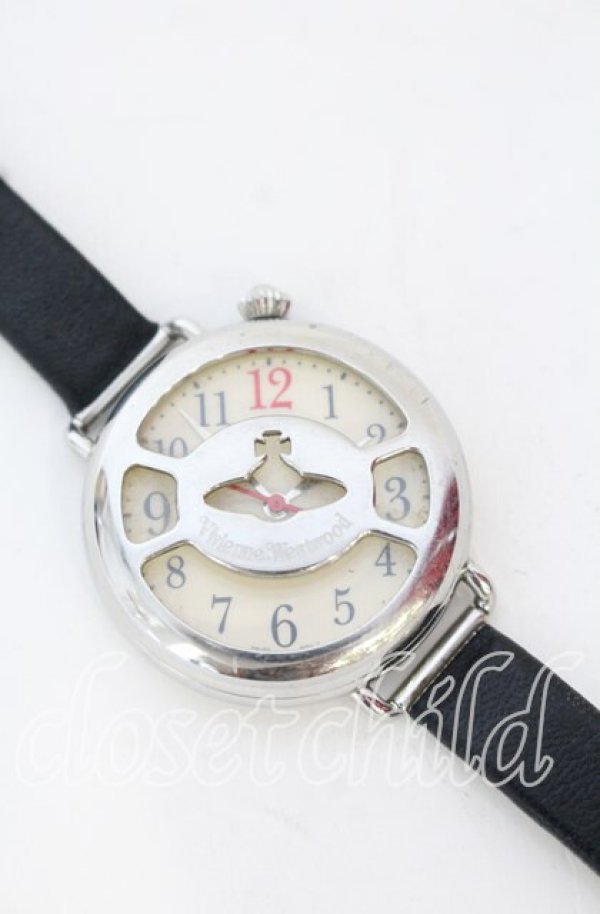 画像2: ヴィヴィアンウエストウッド 中古 / cage watch(ケージウォッチ)腕時計 レディース ブラックxシルバー  O-25-10-19-128-gd-YM-OS (2)