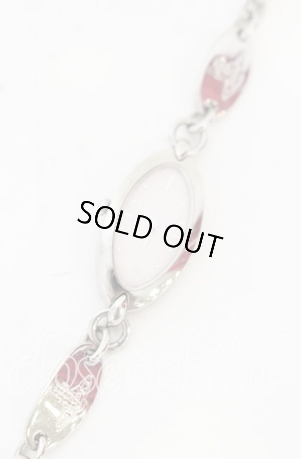 画像2: ヴィヴィアンウエストウッド 中古 / chain braceret watch（チェーンブレスレットウォッチ）腕時計  シルバーｘピンク  O-25-10-19-129-gd-YM-OS (2)