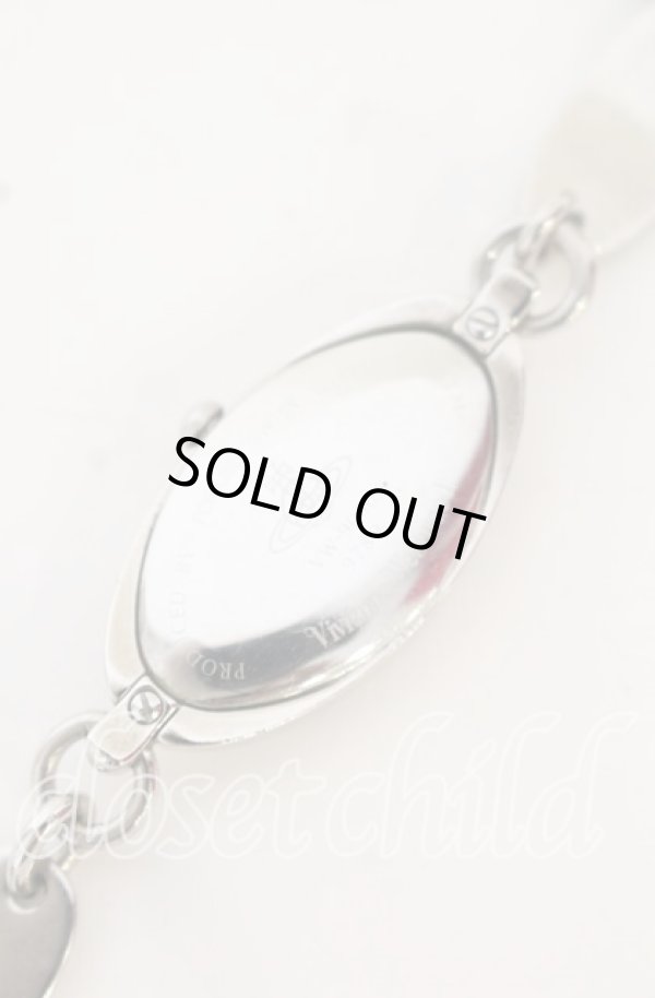 画像5: ヴィヴィアンウエストウッド 中古 / chain braceret watch（チェーンブレスレットウォッチ）腕時計  シルバーｘピンク  O-25-10-19-129-gd-YM-OS (5)